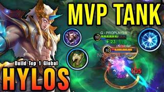 Super Tank Hylos with Vengeance Perfect Play!! - Build Top 1 Global Hylos ~ MLBB