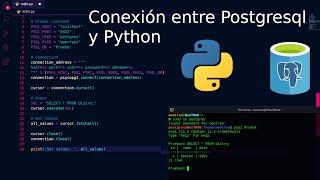 Conexión básica entre Python y PostgreSQL