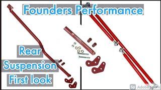 Founders Performance Lower Control Arms Panhard Bar and Panhard Relocation Kit Third Gen Camaro