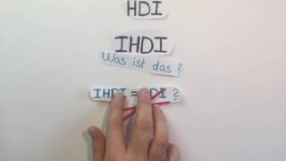 HDI und IHDI einfach erklärt