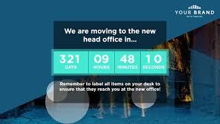 Dynamic "Countdown" Timer for Workplace Digital Signage | www.vibe.fyi