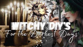Witchy DIYs for dark days & balance | ️Equinox | Crystal wand | Altar Candles | Sun & Moon
