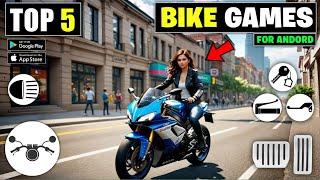 Top 5 NEW BIKE DRIVING Games For Android | best bike games for android 2024