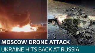 Russia-Ukraine war: Moscow hit by major drone attack as Saudi peace talks begin | ITV News