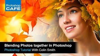 How to combine photos in Photoshop with Layer Masks, seamless blending technique