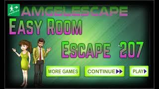 Amgel Easy Room Escape 207 Video Walkthrough