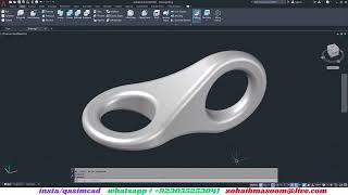 Draw a Simple 3d Model that looks Impossible in AutoCAD