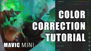 Mavic mini COLOR CORRECTION / GRADE  TUTORIAL