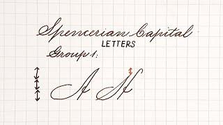 Spencerian Penmanship for beginners | Capital Letters | How to write in Spencerian script | Part 3