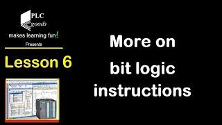 BIT LOGIC instruction tutorial - Simatic bit logic instruction tutorial - part 2