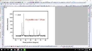 Crystallites (grain) size from XRD data using Scherrer equation - 09