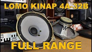 LOMO KINAP 4A-32B Top Full Range Soviet Alnico Speakers - year 1990