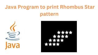 Java Program to print Rhombus Star pattern