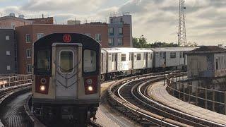 (2) Lcl (5) Lcl/Exp Train Action at West Farms Square East Tremont Avenue