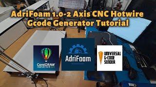 Adrifoam 1.0 Software Review - 2 Axis G-Code Generator for CNC Foam Cutter/ CNC Hotwire Tutorial