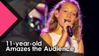 11-year-old Emma-Sophie Amazes the Audience with her INCREDIBLE Voice - Wendy Kokkelkoren