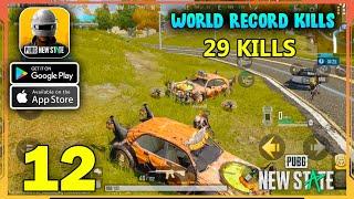 PUBG NEW STATE - World Record Kills Gameplay (29 Solo Kills)