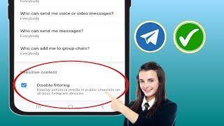 ABILITA contenuti sensibili su Telegram (iOS e Android)