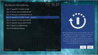 Dreambox one/two GPT Multiboot with openATV