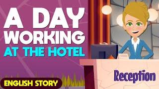 A Day In The Life Of A Hotel Receptionist | Learn English Through Story for BEGINNERS