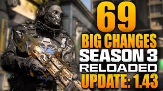 69 Big Changes in The Season 3 Reloaded Update! (MW3 & Warzone Update 1.43)