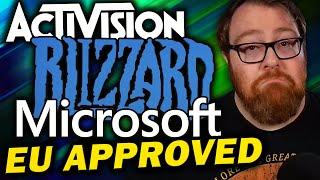 EU Commission Approves Microsoft's Activision Blizzard Deal | 5 Minute Gaming News