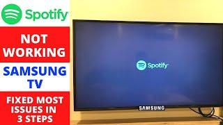How To Fix Spotify Not Working on Samsung TV || Almost All Spotify Issues/Problems in Just 3 Steps