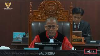 Sidang Perkara Nomor 129/PUU-XXII/2024. Kamis, 26 September 2024.