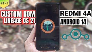 Custom Rom Redmi 4A Dengan Rom Lineage OS 21 Android 14 | Nyoba Rom Android 14 di Redmi 4A