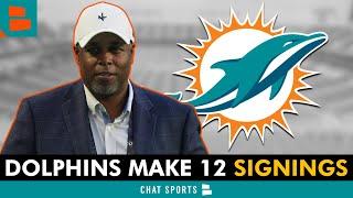 NEWS: Miami Dolphins Sign 12 Players