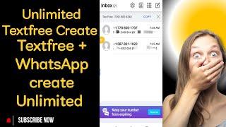 Unlimited Textfree Create // Textfree create method // Textfree new method // New Method 2025