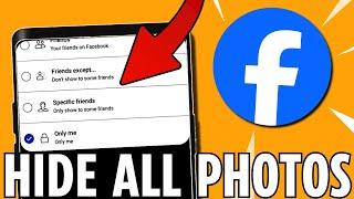 How to Hide all Photos on Facebook From Public (2024)