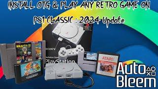 How to : Mod a PS1 Classic to play ANY RETRO GAME #OTG #Autobleem #ps1classic #mod #ps5