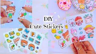How to make stickers | How to make stickers at home | Homemade Stickers