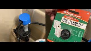 Toilet not filling up or Toilet keeps running (Simple fix. No need to replace Fill Valve Assembly)