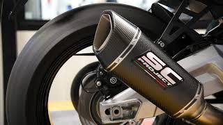 SC-Project Full Titanium Exhaust System 2-1 "Trofeo" with SC1-R Muffler for Aprilia RS660