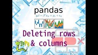 Introduction to Pandas (Part-10) | Deleting Rows and Columns