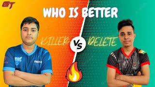 TM DELETE V/S TE KILLER. WHO IS BETTER. #freefire #GAMER TRY'Z #rockyandrdx #TM DELETE #TE KILLER