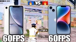 Iphone Xr Vs Iphone 14 60Fps Bgmi Test / IPhone Xr Pubg Test In 2024 / Iphone 14 Pubg Test 2024