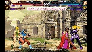 Mugen : Chun-Li & Cammy Vs Anna & Nina Williams (Request)