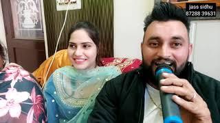 Jass Sidhu Diya Live Punjabi Boliyan Full Ronkan With Wife #punjabiboliyan