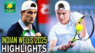 Holger Rune vs Ugo Humbert Round 3 Highlights | Indian Wells 2025