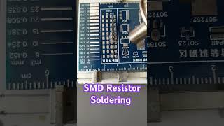 SMD Resistor Soldering   #soldering #weller 