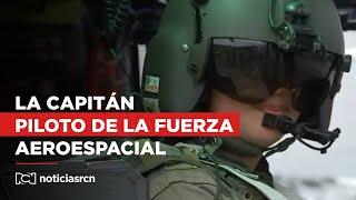 En video: esta es la piloto capitana de la Fuerza Aeroespacial