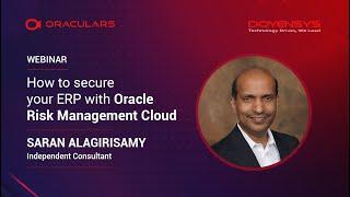 How to secure  your ERP with Oracle  Risk Management Cloud