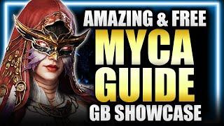 MYCA is GAMECHANGING! More DPS Than Setram - GUILD BOSS SHOWCASE & HERO GUIDE ⁂ Watcher of Realms