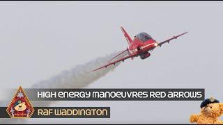 HIGH ENERGY MANOEUVRES FAST & FURIOS RED ARROWS TRAINING SESSION • RAF WADDINGTON