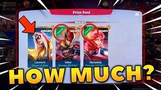 BUYING ALL MLBB X DUCATI SKIN! LEOMORD DIAVEL V4 RIDER NEW DUCATI SKIN, DUCATI TOKEN & MORE! - MLBB