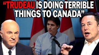 Elon Musk and O'Leary Reveal Terrible Things Trudeau is Doing to Canada