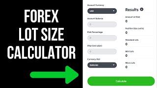 FREE Forex Lot Size Calculator: How to use the Right Lot Size for your Trades!